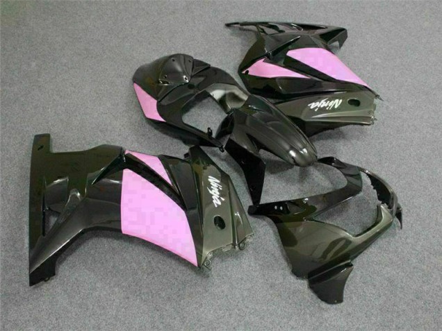Negro Rosa Ninja Carenado Moto Kawasaki EX250 2008-2012