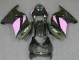 Negro Rosa Ninja Carenado Moto Kawasaki EX250 2008-2012