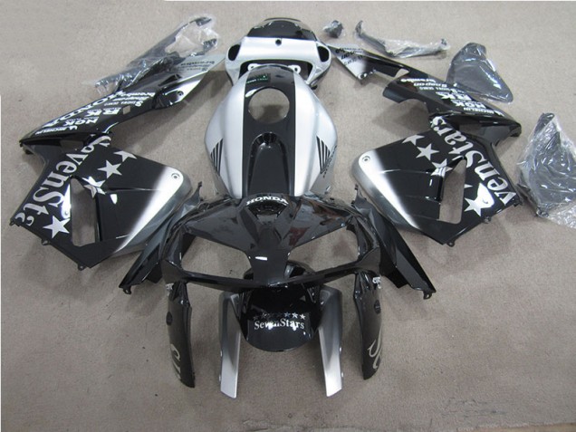 Negro SevenStars Carenado Moto Honda CBR 600 RR 2005-2006 Negro SevenStars Carenado Moto Honda CBR 600 RR 2005-2006