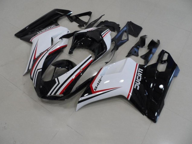 Negro Tricolor Carenado Moto Ducati 848 1098 1198 2007-2014 Negro Tricolor Carenado Moto Ducati 848 1098 1198 2007-2014