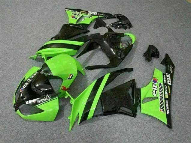 Negro Verde 3M Touch4 Carenado Moto Kawasaki ZX6R 2009-2012