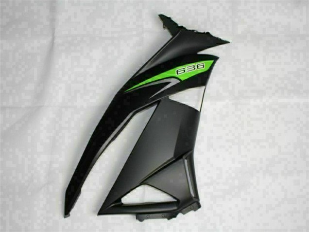 Negro Verde 636 Carenado Moto Kawasaki ZX6R 2009-2012 Negro Verde 636 Carenado Moto Kawasaki ZX6R 2009-2012
