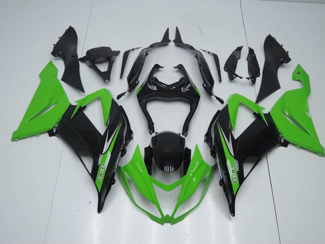 Negro Verde 636 Carenado Moto Kawasaki ZX6R 2013-2018 Negro Verde 636 Carenado Moto Kawasaki ZX6R 2013-2018