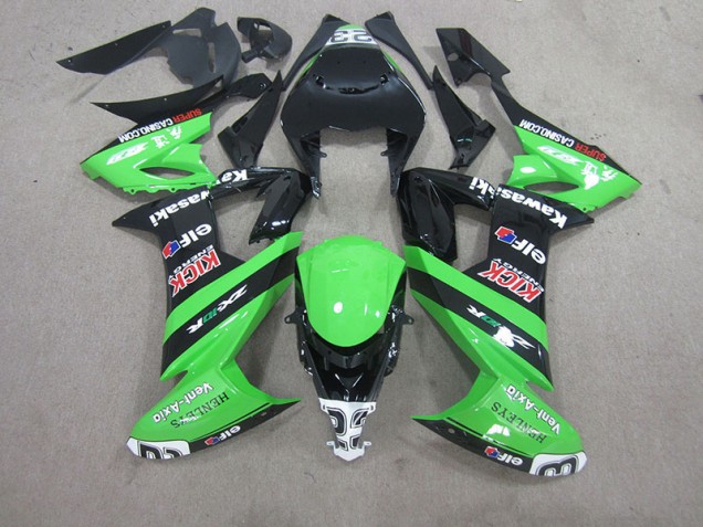 Negro Verde Carenado Moto Kawasaki ZX10R 2008-2010 Negro Verde Carenado Moto Kawasaki ZX10R 2008-2010