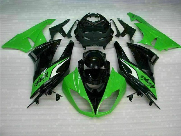Negro Verde Carenado Moto & Plástico Kawasaki ZX6R 2009-2012 Negro Verde Carenado Moto & Plástico Kawasaki ZX6R 2009-2012