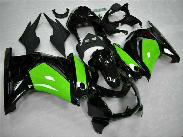 Negro Verde Carrocería Motocicletas Kawasaki EX250 2008-2012 Negro Verde Carrocería Motocicletas Kawasaki EX250 2008-2012