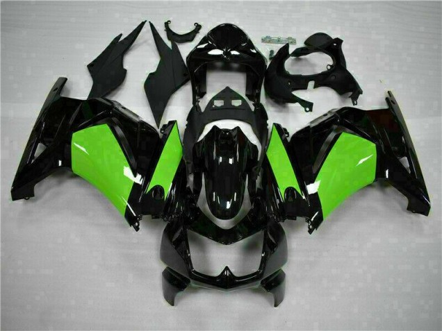 Negro Verde Carrocería Motocicletas Kawasaki EX250 2008-2012 Negro Verde Carrocería Motocicletas Kawasaki EX250 2008-2012