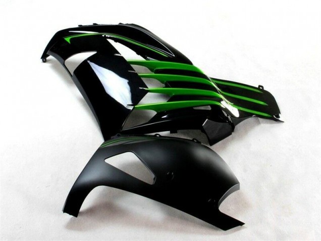 Negro Verde Kit Completo Carenado Moto Kawasaki ZX14R ZZR 1400 2012-2021 Negro Verde Kit Completo Carenado Moto Kawasaki ZX14R ZZR 1400 2012-2021