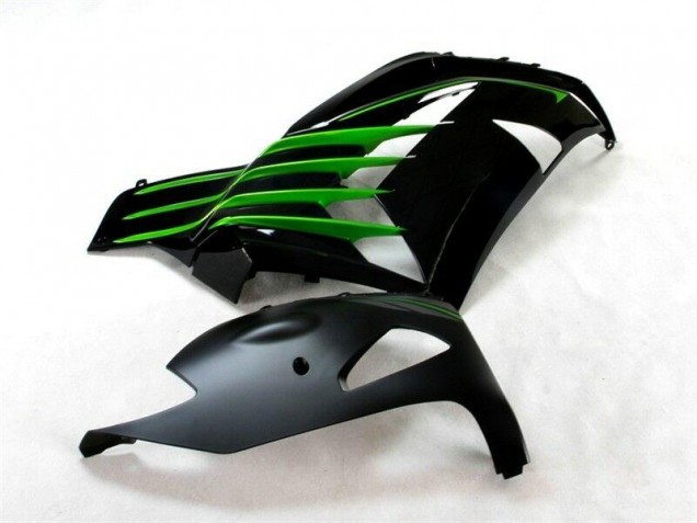 Negro Verde Kit Completo Carenado Moto Kawasaki ZX14R ZZR 1400 2012-2021 Negro Verde Kit Completo Carenado Moto Kawasaki ZX14R ZZR 1400 2012-2021