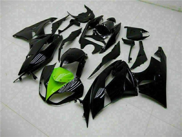 Negro Verde Kits Carenado Moto Kawasaki ZX6R 2009-2012 Negro Verde Kits Carenado Moto Kawasaki ZX6R 2009-2012