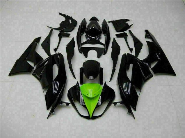 Negro Verde Kits Carenado Moto Kawasaki ZX6R 2009-2012 Negro Verde Kits Carenado Moto Kawasaki ZX6R 2009-2012