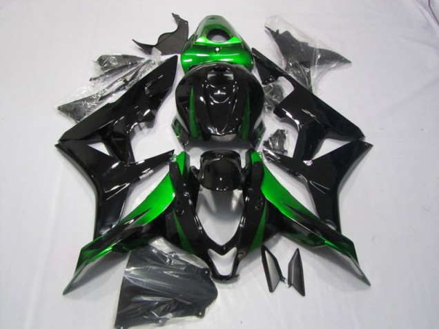 Negro Verde Kits Completo Carenado Moto Honda CBR 600 RR 2007-2008