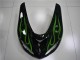 Negro Verde Llama Carenado Moto Kawasaki ZX10R 2006-2007 Negro Verde Llama Carenado Moto Kawasaki ZX10R 2006-2007