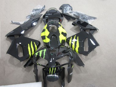 Negro Verde Monster Carenado Moto Honda CBR 600 RR 2005-2006