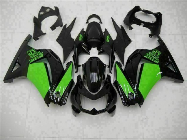 Negro Verde Ninja Carenado Moto Kawasaki EX250 2008-2012 Negro Verde Ninja Carenado Moto Kawasaki EX250 2008-2012