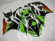Negro Verde Roja Carenado Moto Kawasaki ZX6R 2009-2012