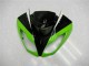 Negro Verde Roja Carenado Moto Kawasaki ZX6R 2009-2012