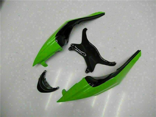 Negro Verde Roja Carenado Moto Kawasaki ZX6R 2009-2012