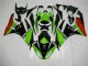 Negro Verde Roja Carenado Moto Kawasaki ZX6R 2009-2012