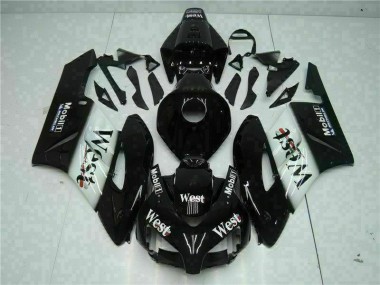 Negro West Carenado Moto Honda CBR 1000 RR 2004-2005
