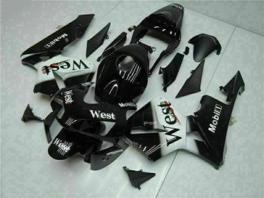 Negro West Carenado Moto Honda CBR 600 RR 2003-2004