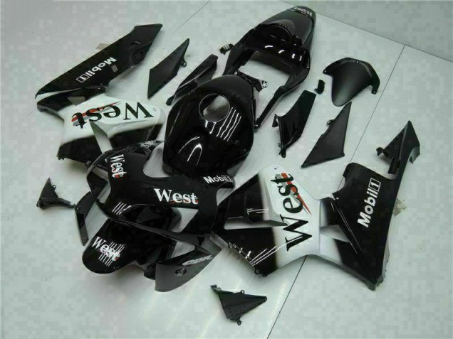 Negro West Carenado Moto Honda CBR 600 RR 2003-2004