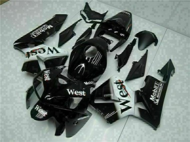 Negro West Carenado Moto Honda CBR 600 RR 2005-2006