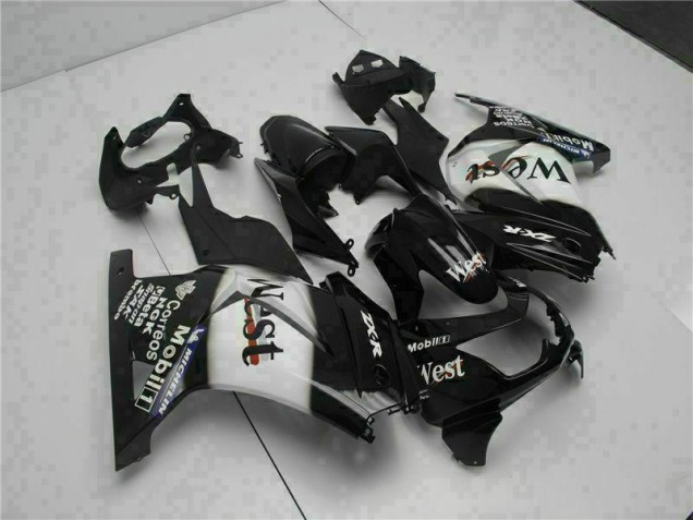 Negro West Carenado Moto Kawasaki EX250 2008-2012