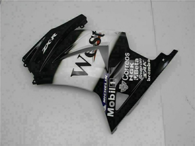 Negro West Carenado Moto Kawasaki EX250 2008-2012