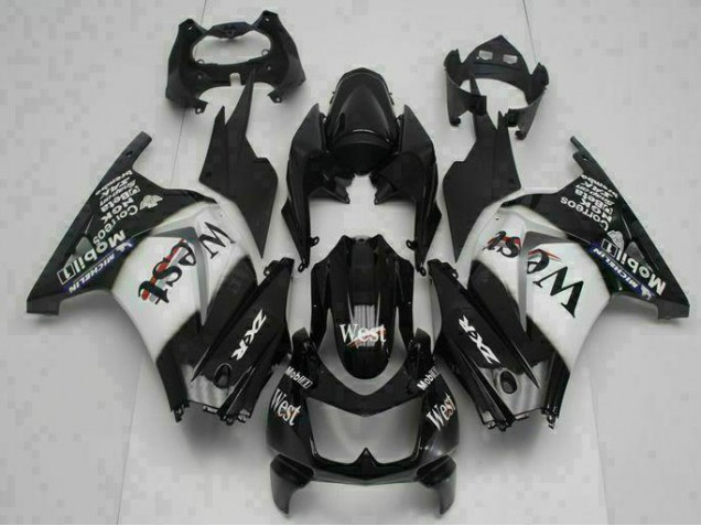 Negro West Carenado Moto Kawasaki EX250 2008-2012