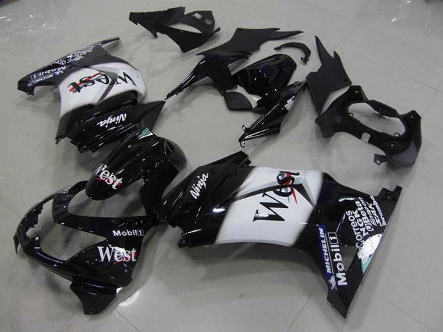 Negro West Carenado Moto Kawasaki ZX 250R 2008-2012