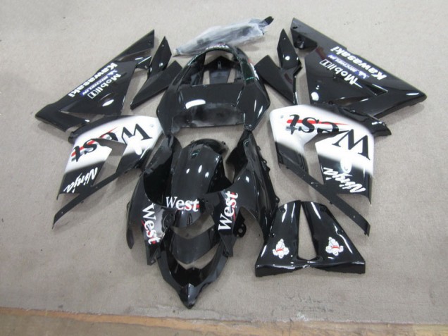 Negro West Ninja Carenado Moto Kawasaki ZX10R 2003-2005