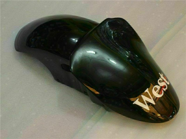 Negro West Ninja Carenado Moto Kawasaki ZX6R 2000-2002