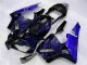Negro con Azul Llama Carenado Moto Honda CBR 600 RR 2003-2004