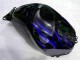 Negro con Azul Llama Carenado Moto Honda CBR 600 RR 2003-2004