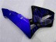 Negro con Azul Llama Carenado Moto Honda CBR 600 RR 2003-2004
