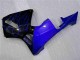 Negro con Azul Llama Carenado Moto Honda CBR 600 RR 2003-2004