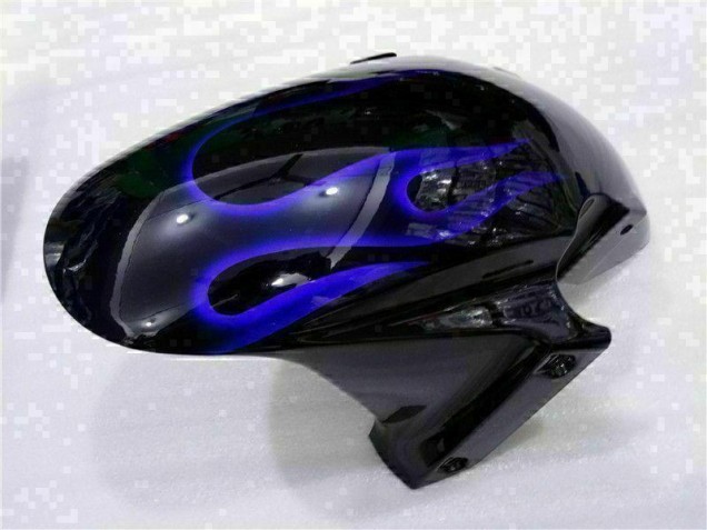 Negro con Azul Llama Carenado Moto Honda CBR 600 RR 2003-2004