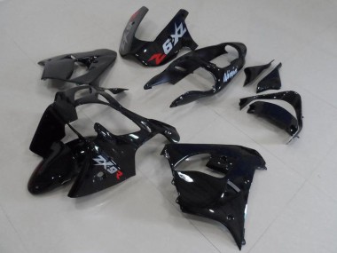 Negro con Gris Calcomanías Carenado Moto Kawasaki ZX9R 2000-2001