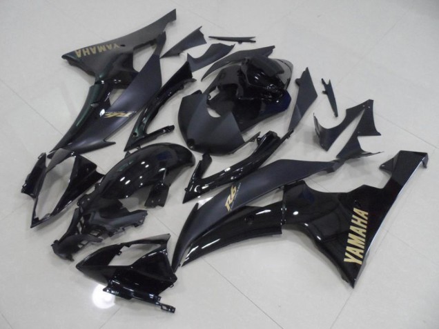 Negro con Oro Pegatinas Carenado Moto Yamaha R6 2008-2016