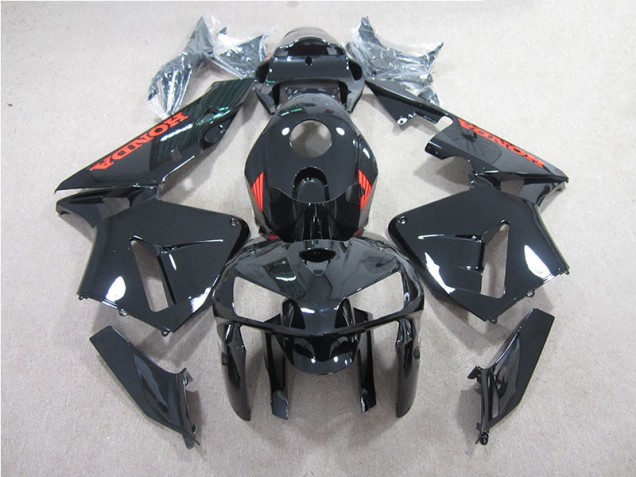 Negro con Rojo Carenado Moto Honda CBR 600 RR 2005-2006