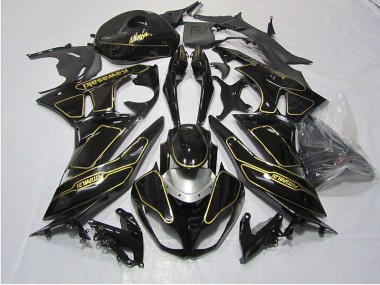 Oro Negro Carenado Moto Kawasaki ZX6R 2009-2012