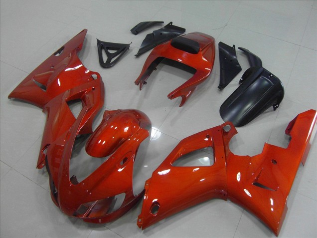 Oscuro Naranja Carenado Moto Yamaha R1 1998-1999 Oscuro Naranja Carenado Moto Yamaha R1 1998-1999