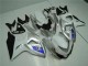 Plata Blanco Carenado Moto Suzuki GSXR 1000 K9 2009-2016 Plata Blanco Carenado Moto Suzuki GSXR 1000 K9 2009-2016