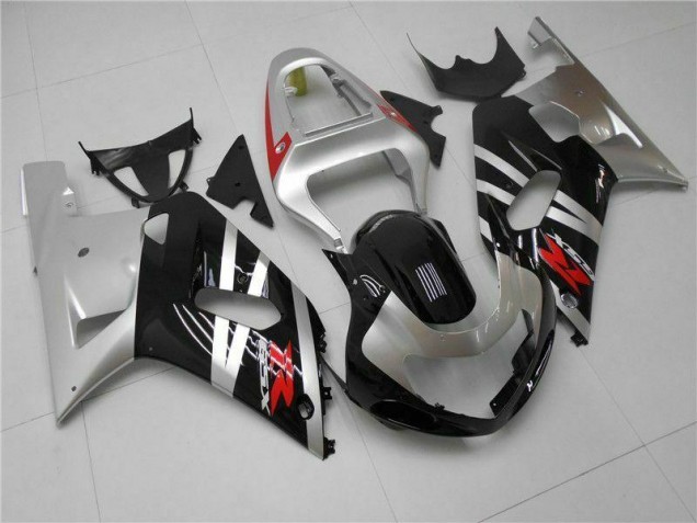 Plata Carenado Moto Suzuki GSXR 600 / 750 K1 K2 K3 2001-2003 Plata Carenado Moto Suzuki GSXR 600 / 750 K1 K2 K3 2001-2003