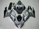 Plata Gris Carrocería Motocicletas Suzuki GSXR 600 / 750 K6 2006-2007 Plata Gris Carrocería Motocicletas Suzuki GSXR 600 / 750 K6 2006-2007