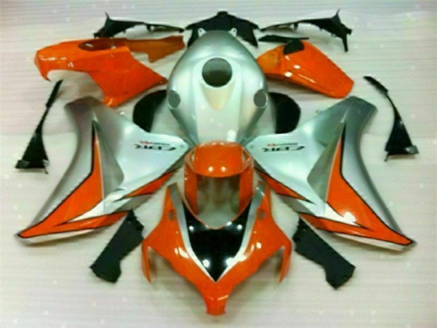 Plata Naranja Carenado Moto Honda CBR 1000 RR 2008-2011 Plata Naranja Carenado Moto Honda CBR 1000 RR 2008-2011