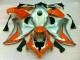 Plata Naranja Carenado Moto Honda CBR 1000 RR 2008-2011 Plata Naranja Carenado Moto Honda CBR 1000 RR 2008-2011
