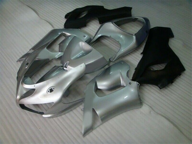 Plata Negro Carenado Moto Kawasaki ZX6R 2005-2006