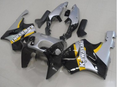 Plata & Negro Carenado Moto Kawasaki ZX7R 1996-2003